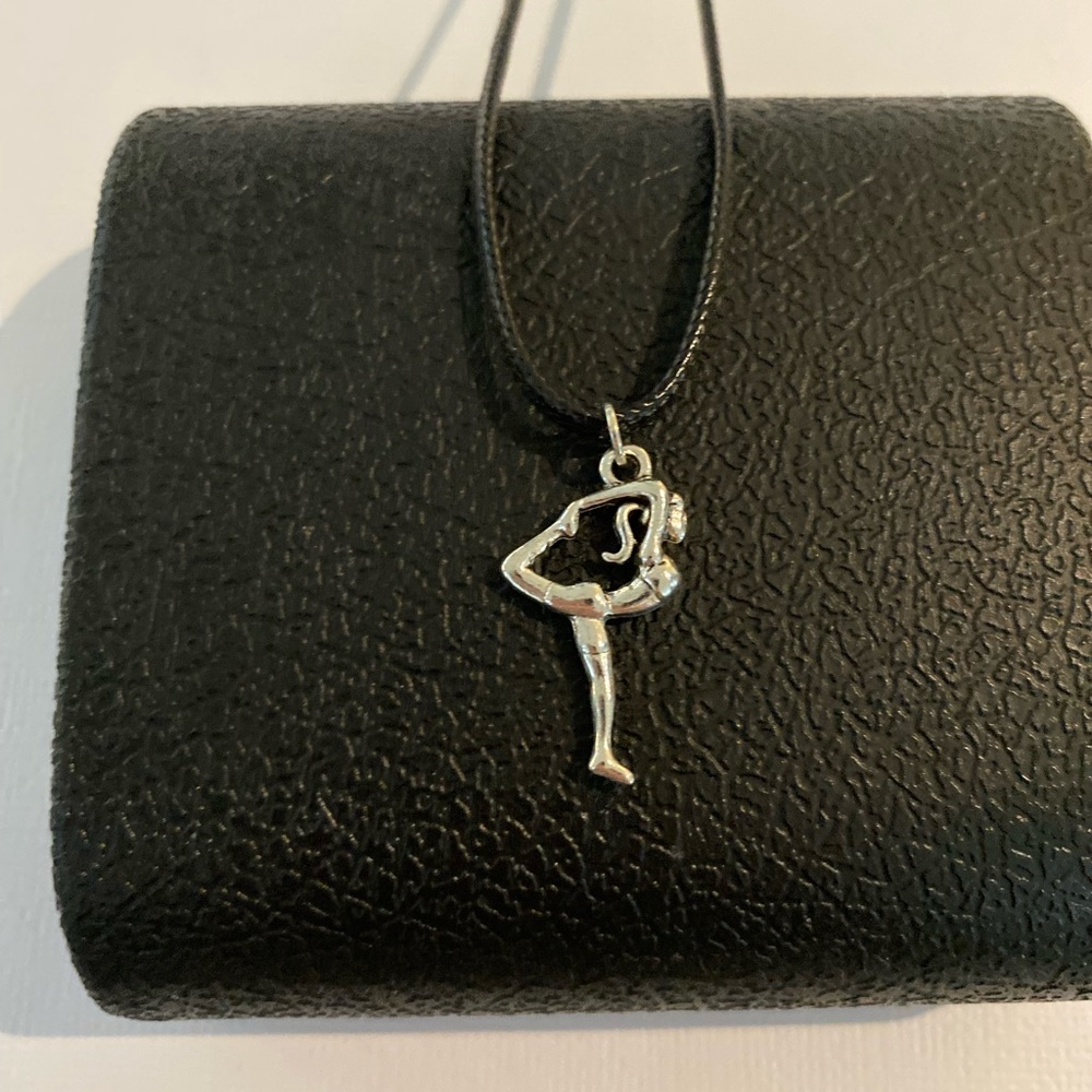 Yoga Pose Cord Necklace